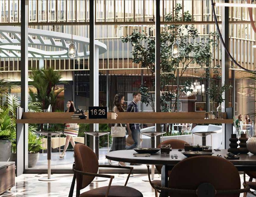 Aras Residences — indoor cafe lounge