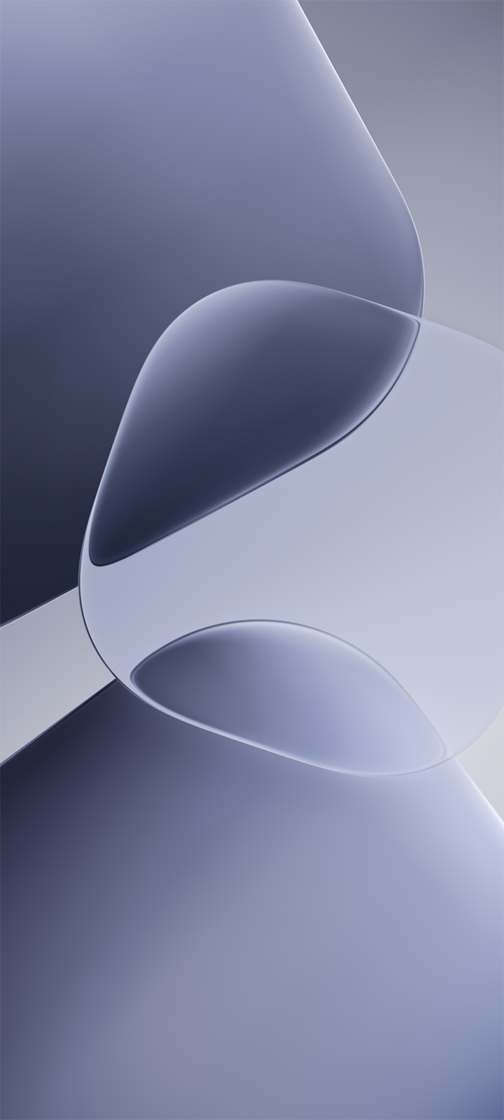Smooth Curved Abstract Shapes - Abstract Digital Art iPhone Wallpaper (720x1600)
