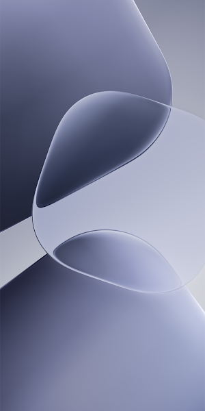 Smooth Curved Abstract Shapes iPhone Wallpaper Background