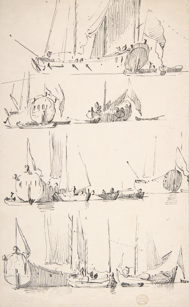 Studies of Ships and Boats mid 17thearly 18th century