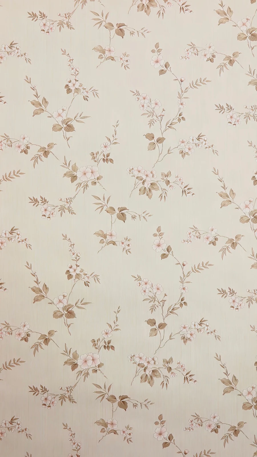 Vintage Cream Floral Wallpaper Pattern - Vintage Pattern Design Full HD iPhone Wallpaper (1144x2034)