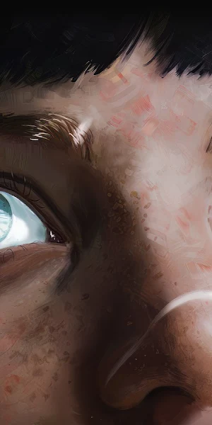 Woman, Face, Eyes, Portrait, Digital Art 8K Wallpaper Background