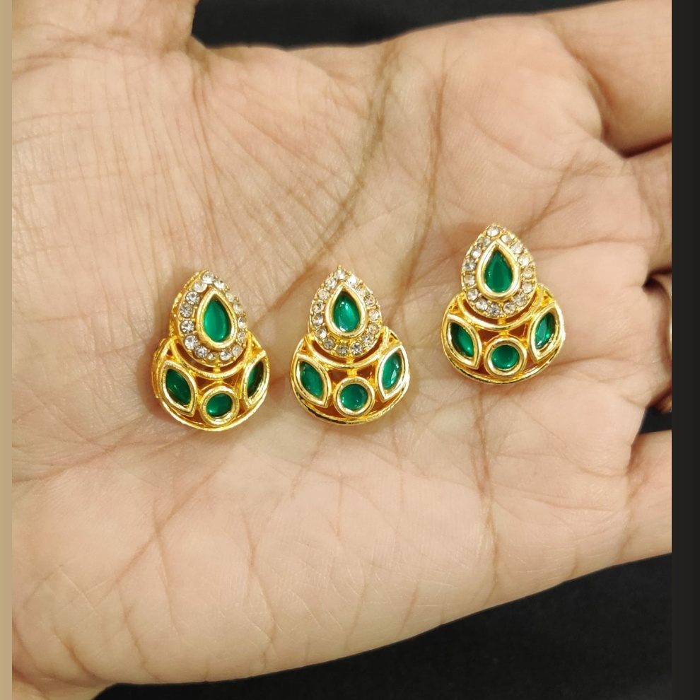 Upper Green Drop Diamond Green Chandra -C197-pack of 3