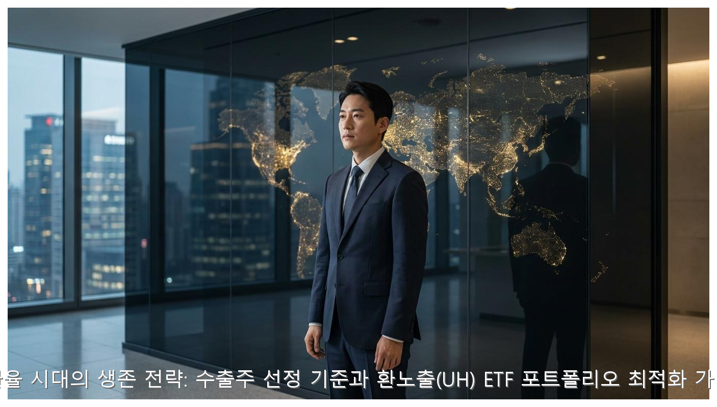 고환율 시대의 생존 전략: 수출주 선정 기준과 환노출(UH) ETF 포트폴리오 최적화 가이드 핵심 안내 및 분석 인포그래픽 (2)