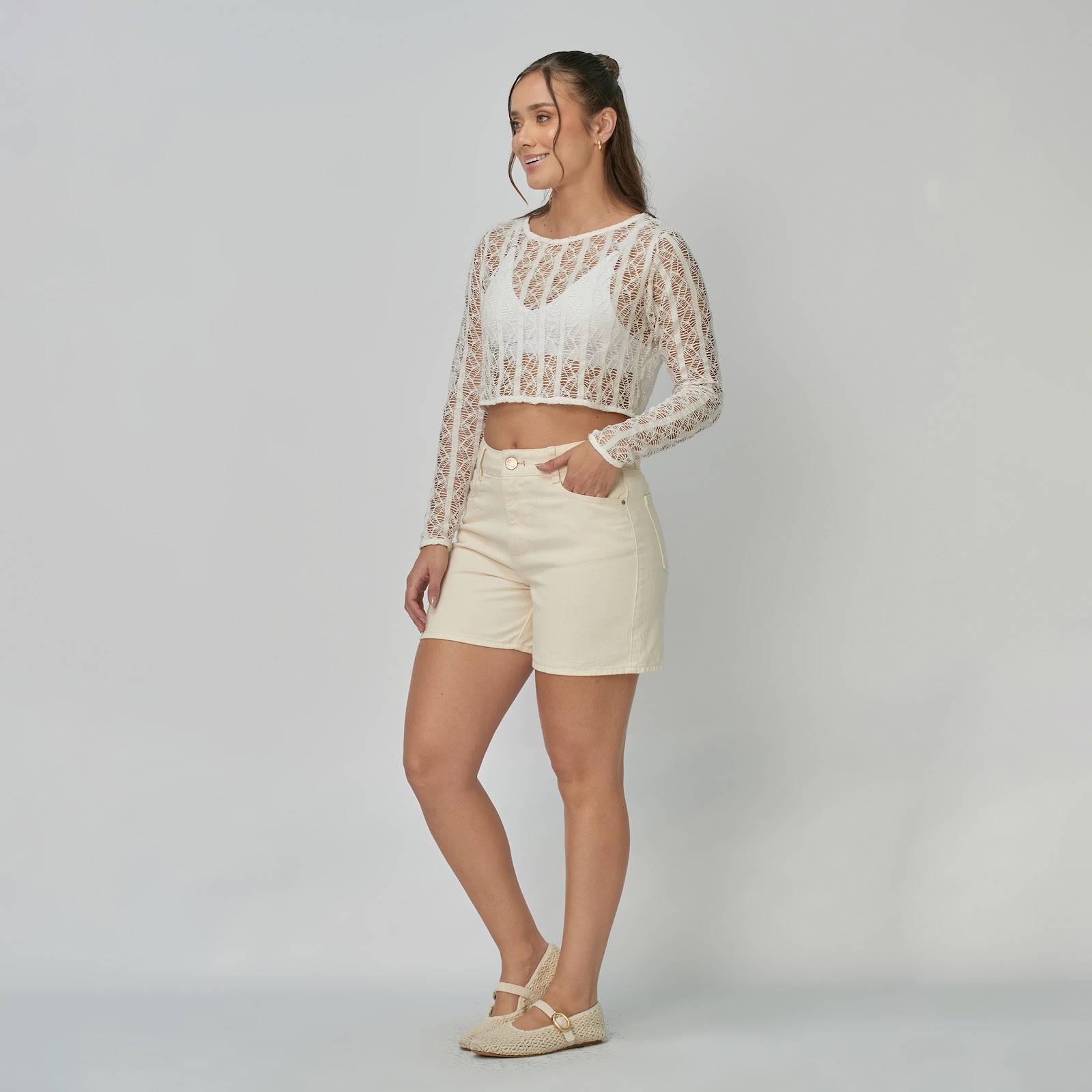 Short rígido dama - Vista 3