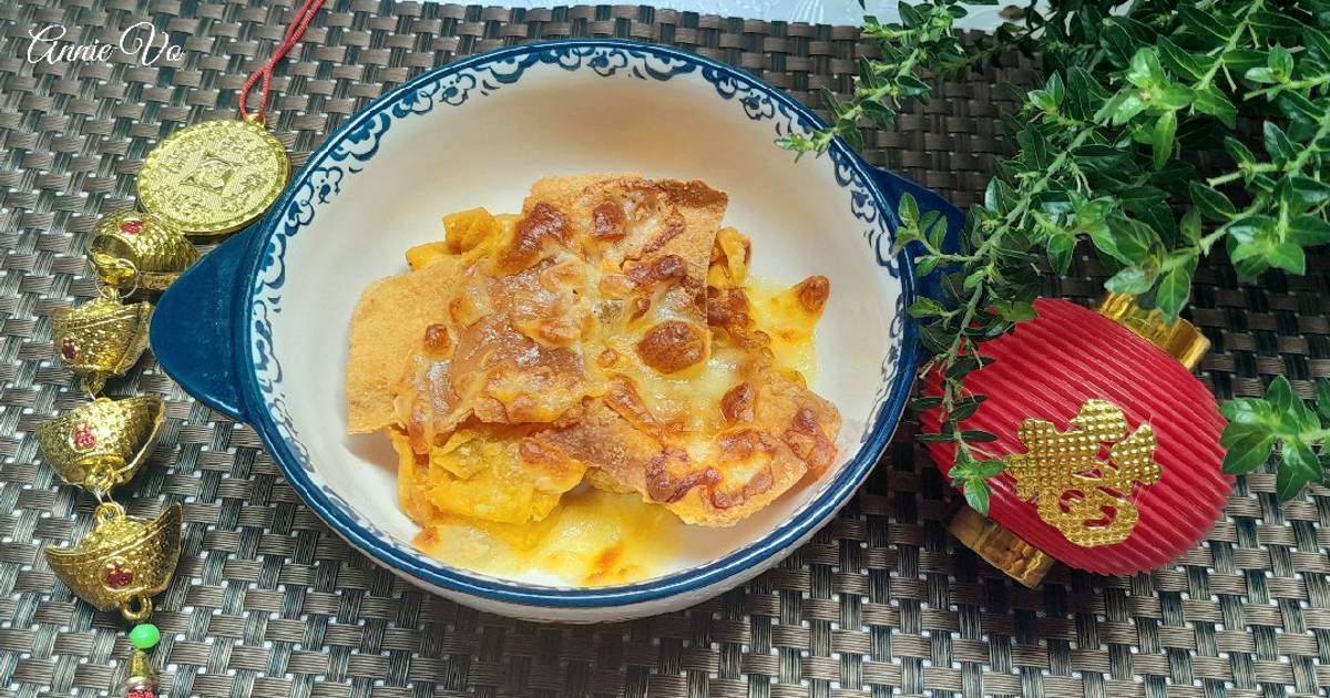 Hoành thánh chiên đút lò