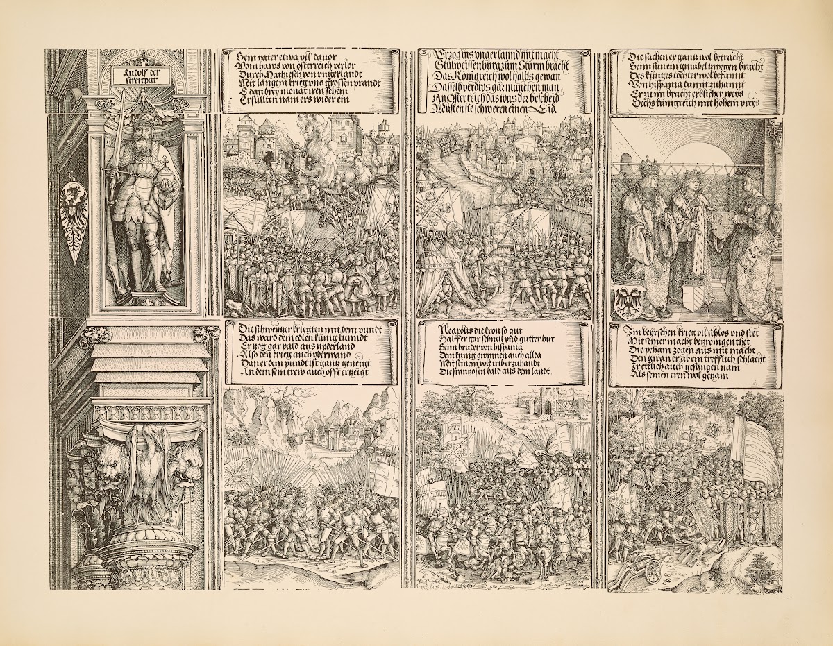 Die Ehrenpforte des Kaisers Maximilian I Pl06 1885