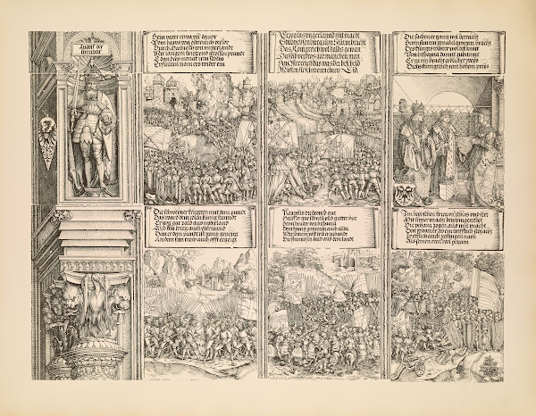 Die Ehrenpforte des Kaisers Maximilian I Pl06 1885