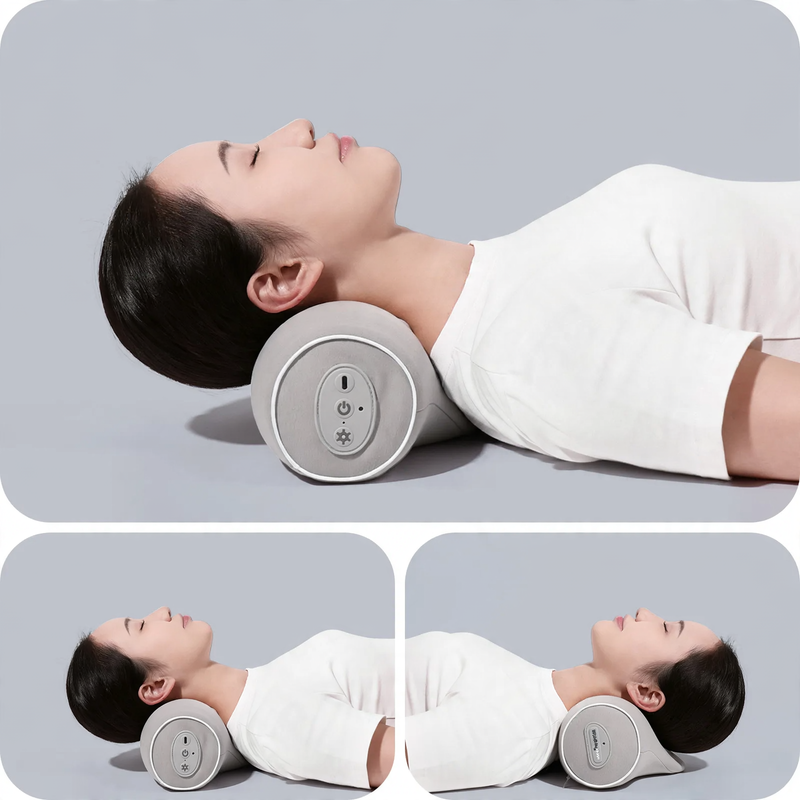 Neck Therapy Pillow Elliptical Shape with Memory Foam
