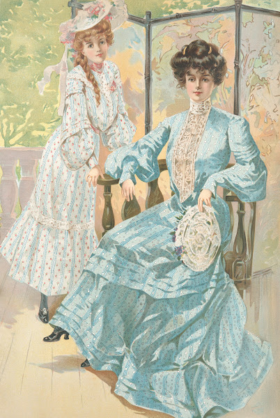 Batiste rayure soie 1904