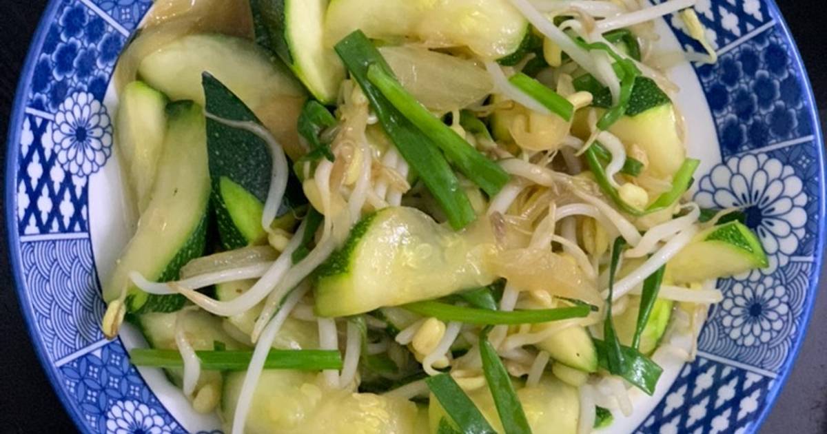 Bí ngòi xào giá đỗ