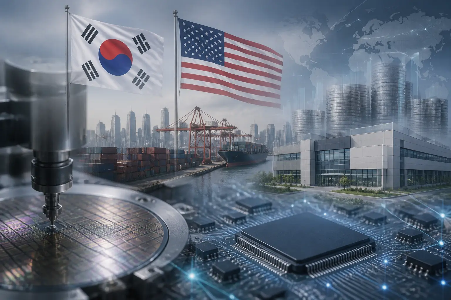 Editorial image for South Korea and US Discuss Semiconductor Investments Amid Tariff Concerns