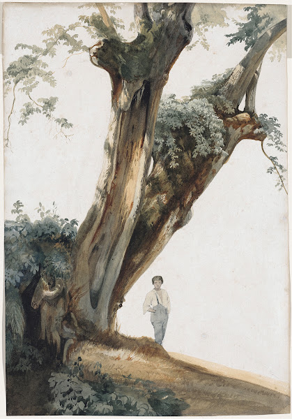 Ancient Trees in the Roman Campagna 1850s