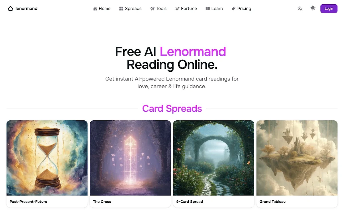 Captura de Lenormand Online