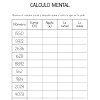 Calculo mental para 4 5 y 6 grado