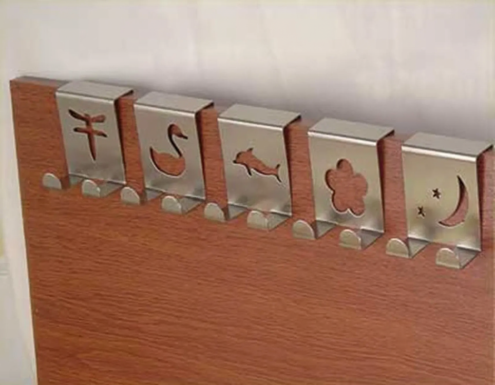 Stainless Steel Wall Hook, hangs over the door, no drilling