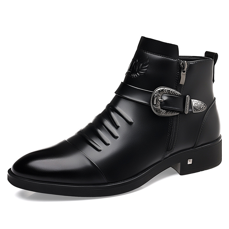 Men's business boot, water-repellent, warm