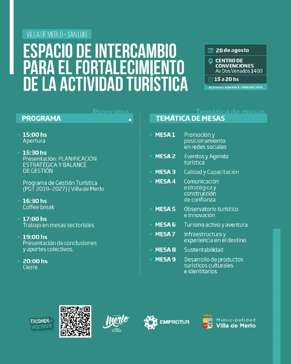 Espacio de Intercambio para el Fortalecimiento de la Actividad Turística