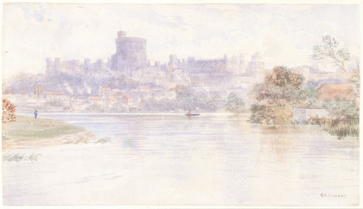 View of Windsor from the River 19th century
