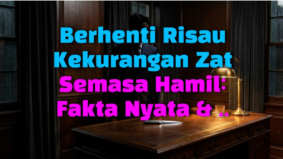 Berhenti Risau Kekurangan Zat Semasa Hamil: Fakta Nyata & Tips Bijak