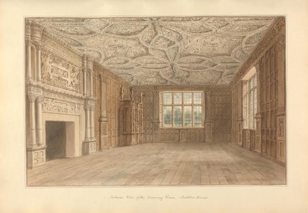 Interior view of the Drawing Room Stockton House 1812