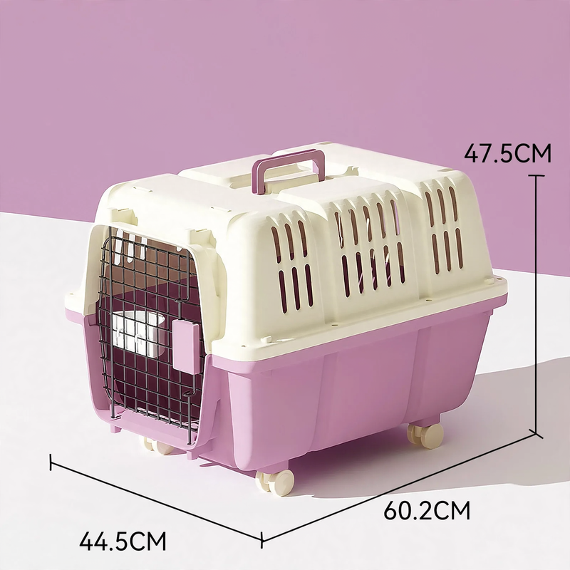 Pet transport box made of ABS, wear-resistant