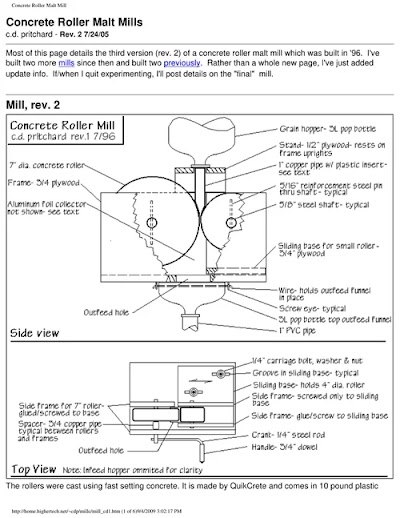 Concrete Roller Malt Mill 2009