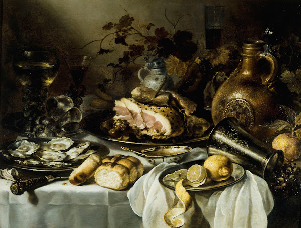 Still life with ham 1640 1649