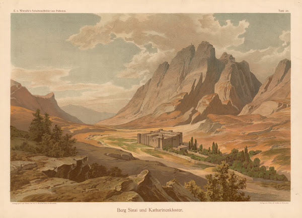 Mount Sinai and St Catherines Monastery 1900