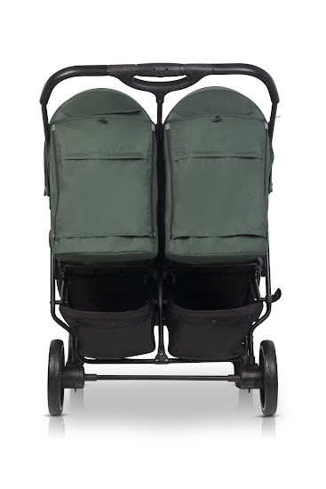 Stroller for twins Euro-Cart Doblo 2024 Jungle