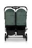 Stroller for twins Euro-Cart Doblo 2024 Jungle