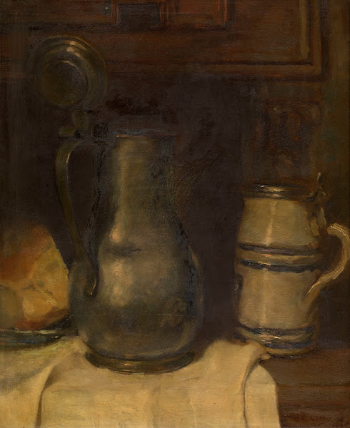 Still Life with Pewter Jar 1915