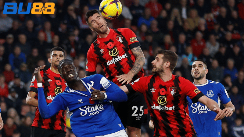 Phong độ gần đây của Bournemouth - Everton