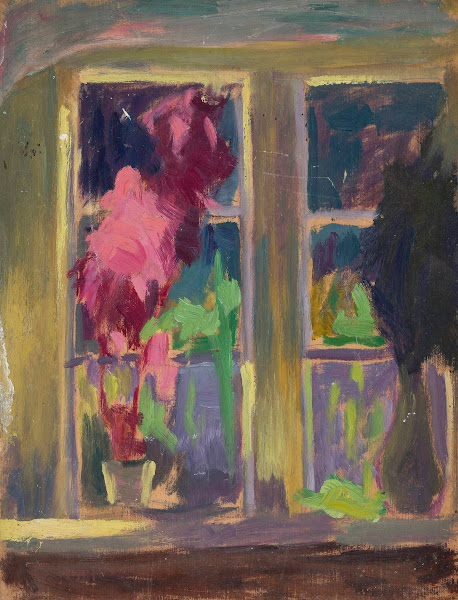 Window with flower pots