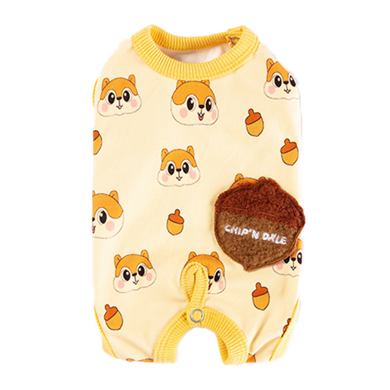 Fleece dog vest, sleeveless