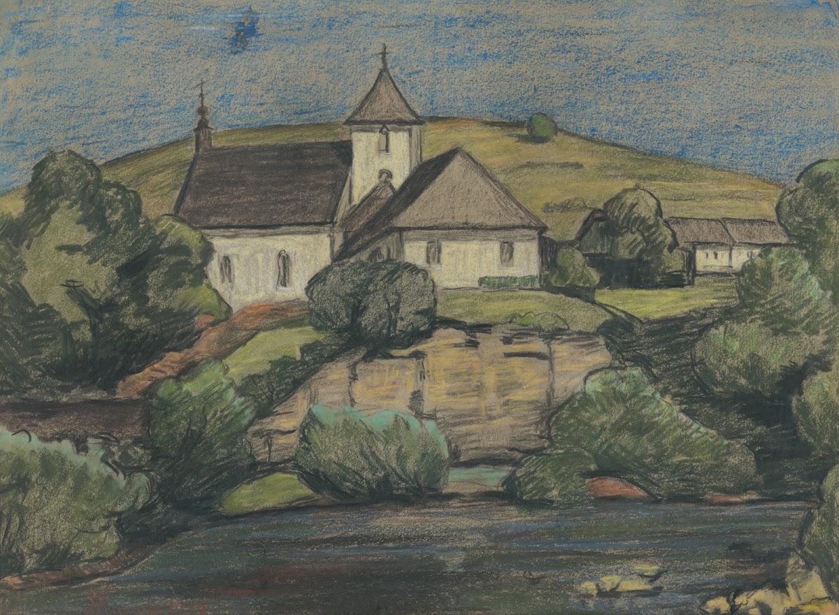 View Of The Church 1939