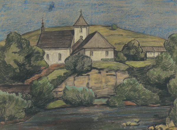 View Of The Church 1939