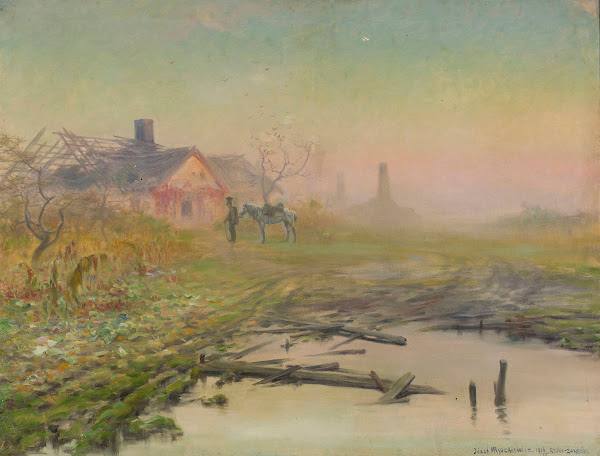 Return to a burned house 1916