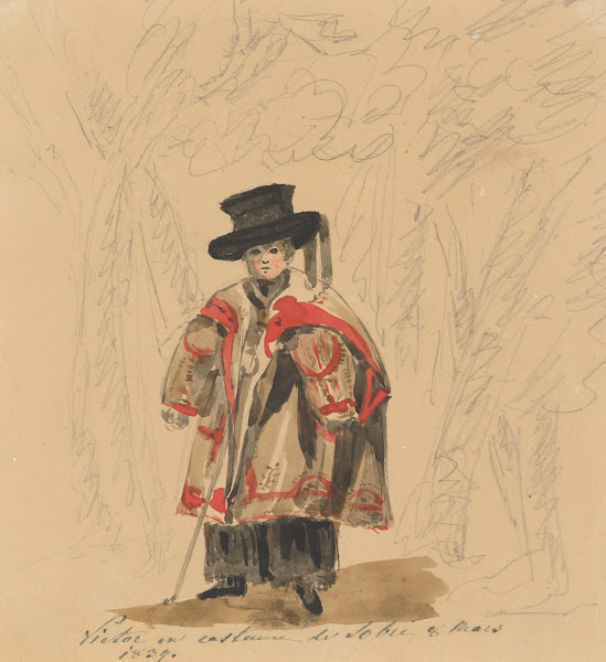 Syn Viktor v slovenskom kostýme 1839