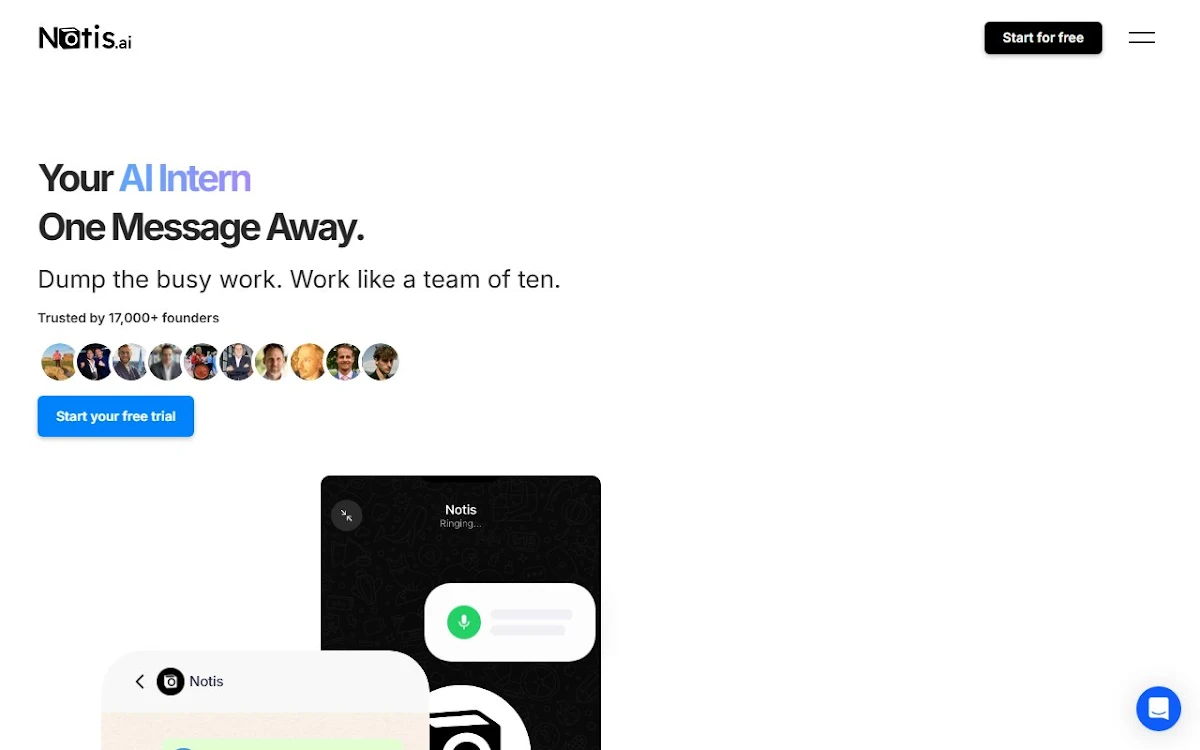 Captura de notis.ai