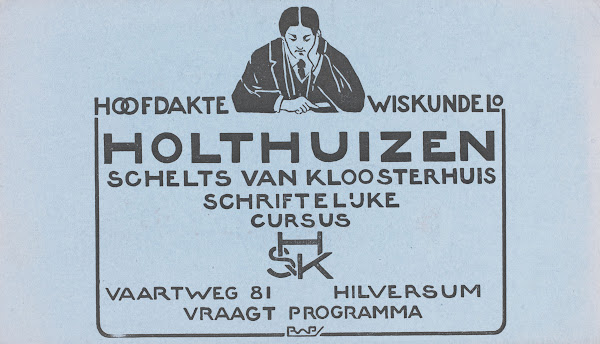 Advertentie voor Cursus Holthuizen 1884   1952