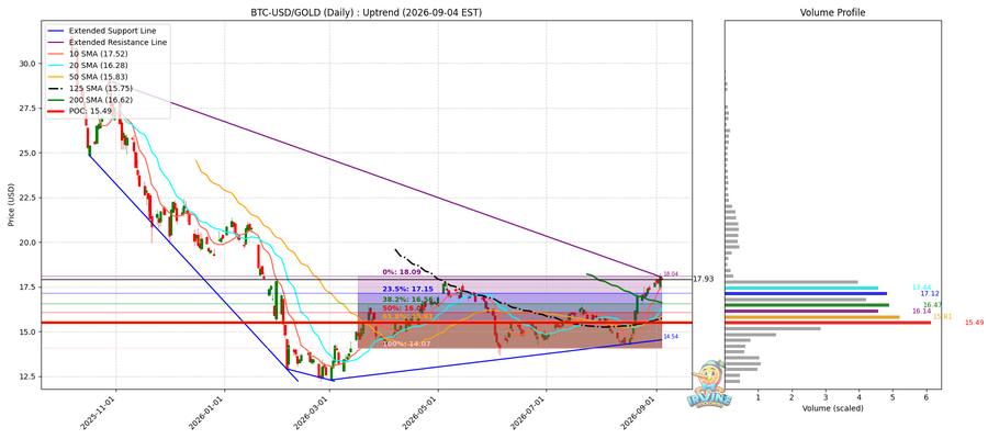 BTC vs Gold 비교
