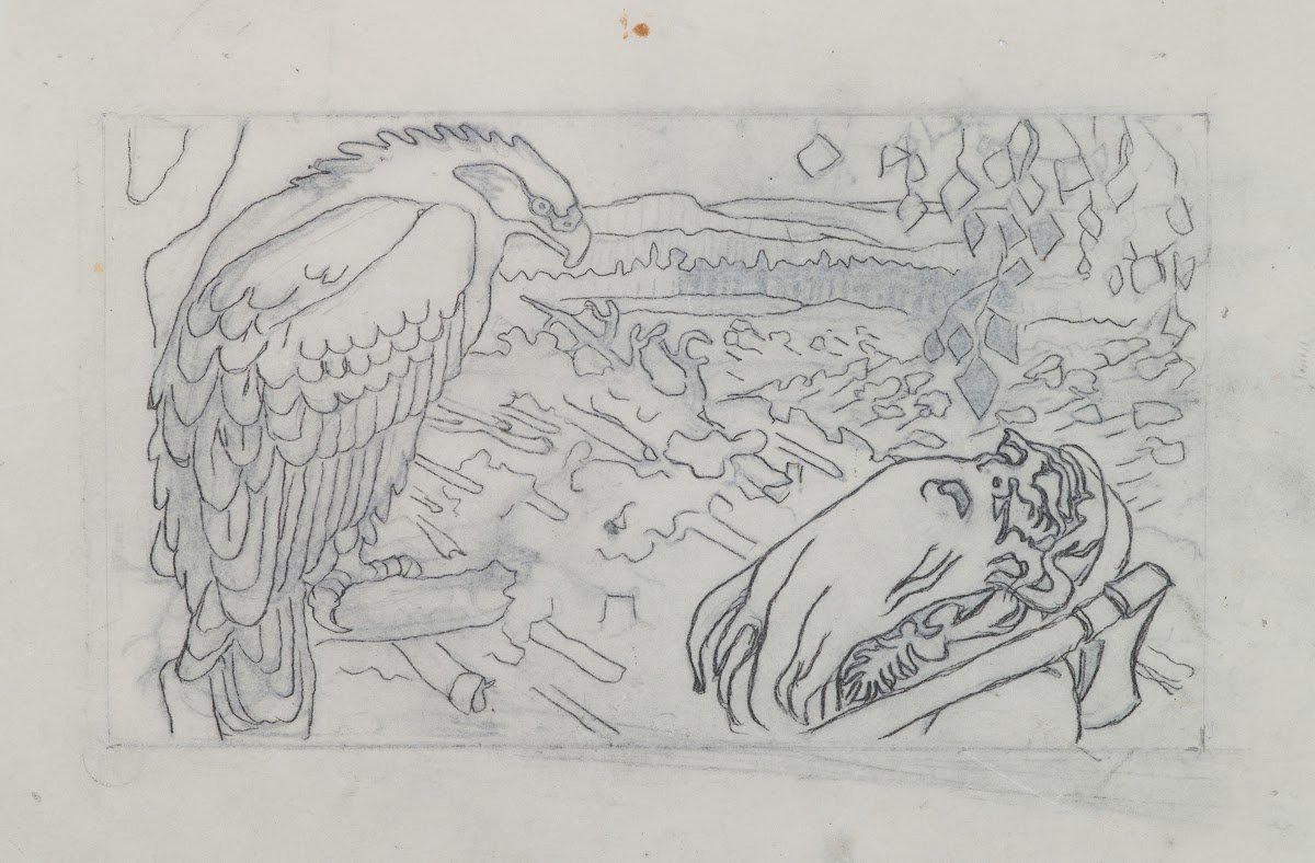 The Great Kalevala Poem II Väinämöinen and Eagle 1906 1930