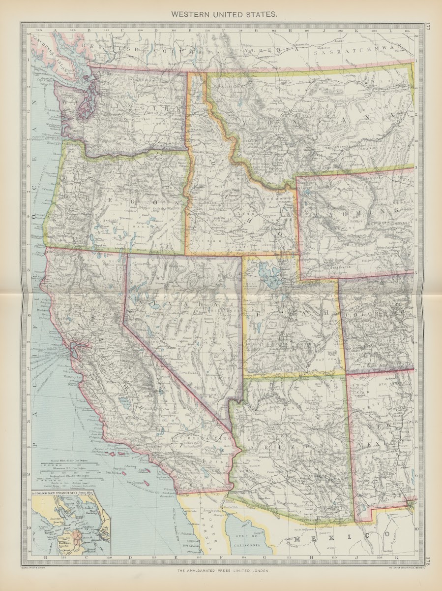 Western United States 1908