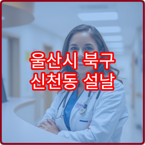 울산시 북구 신천동 설날 명절 연휴 당직약국 및 야간 약국