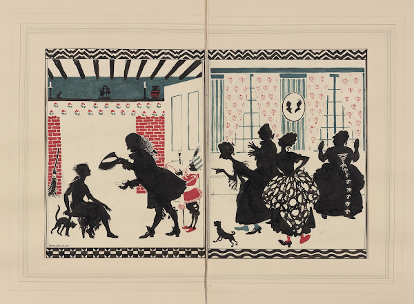Two drawings for Cinderella 1919