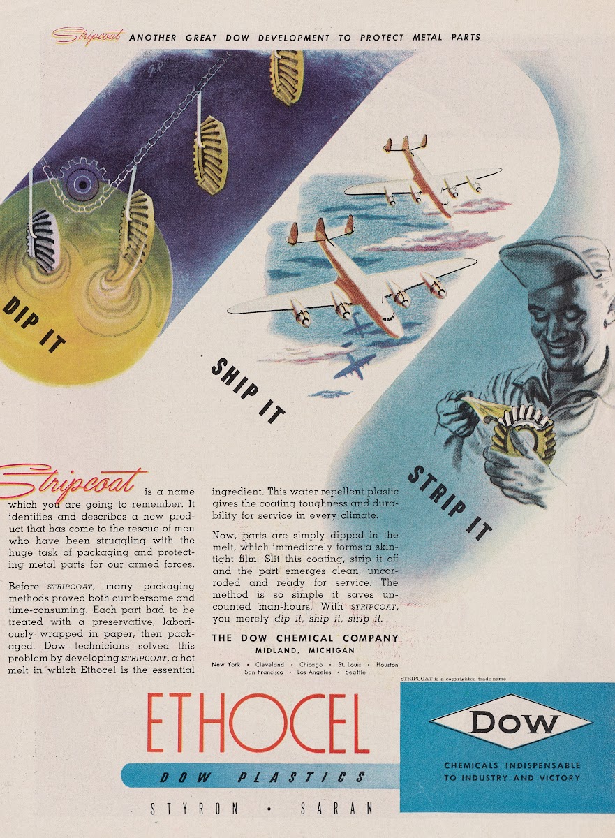 Ethocel Stripcoat Circa 1943