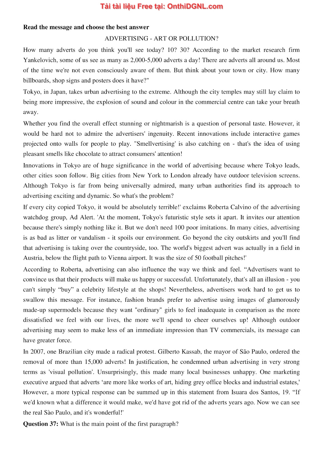 660 bài tập môn Tiếng Anh - Ôn thi ĐGNL ĐHBK Hà Nội Phần 7