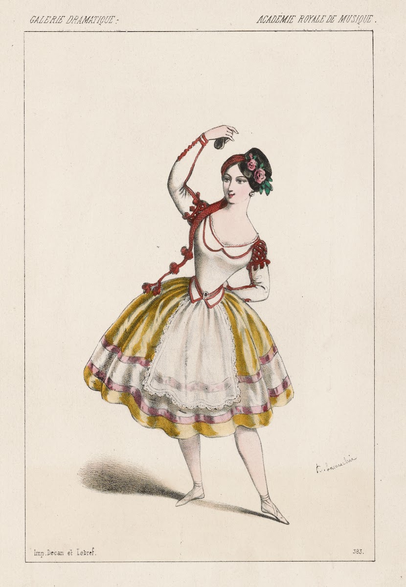 Melle Caroline Lassiat dans La fille de marbre 1847