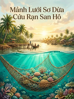 Bìa truyện Mảnh Lưới Sơ Dừa Cứu Rạn San Hô